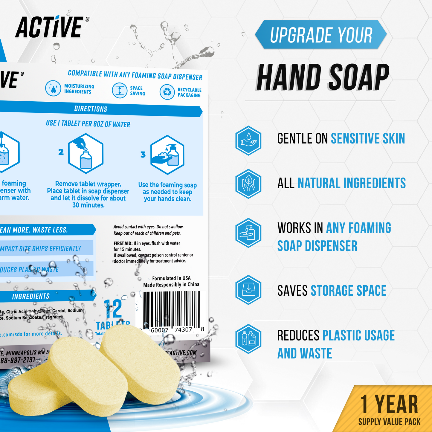 Foaming Hand Soap Tablets